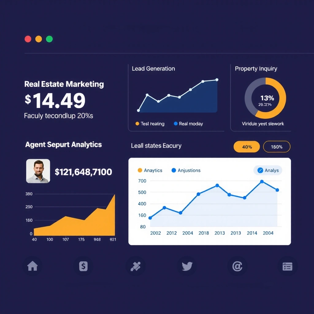 Real estate lead generation dashboard