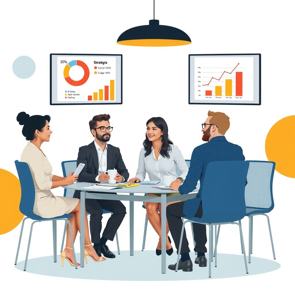 Team collaboration and client success meeting